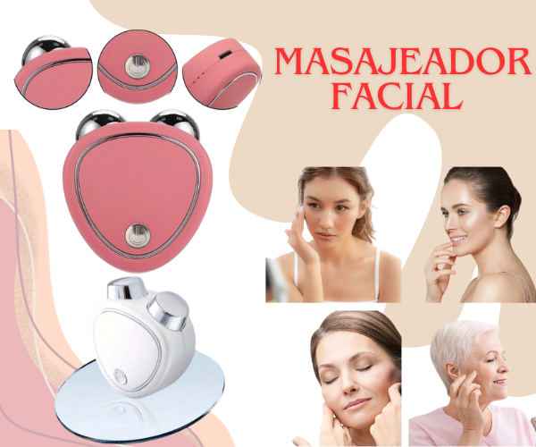 MASAJEADOR FACIAL DE MICROCORRIENTE