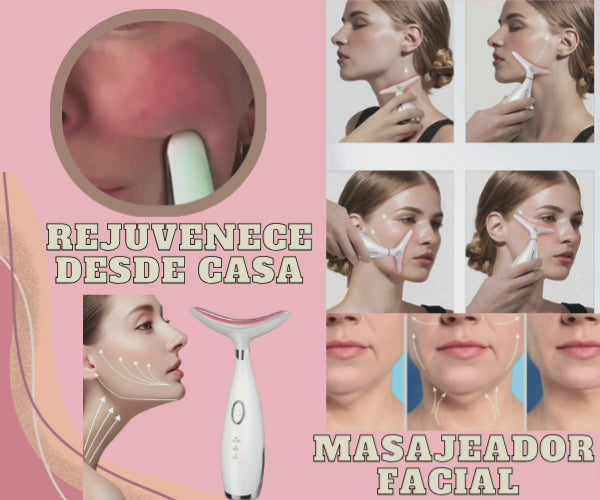 Masajeador facial, para cuello.